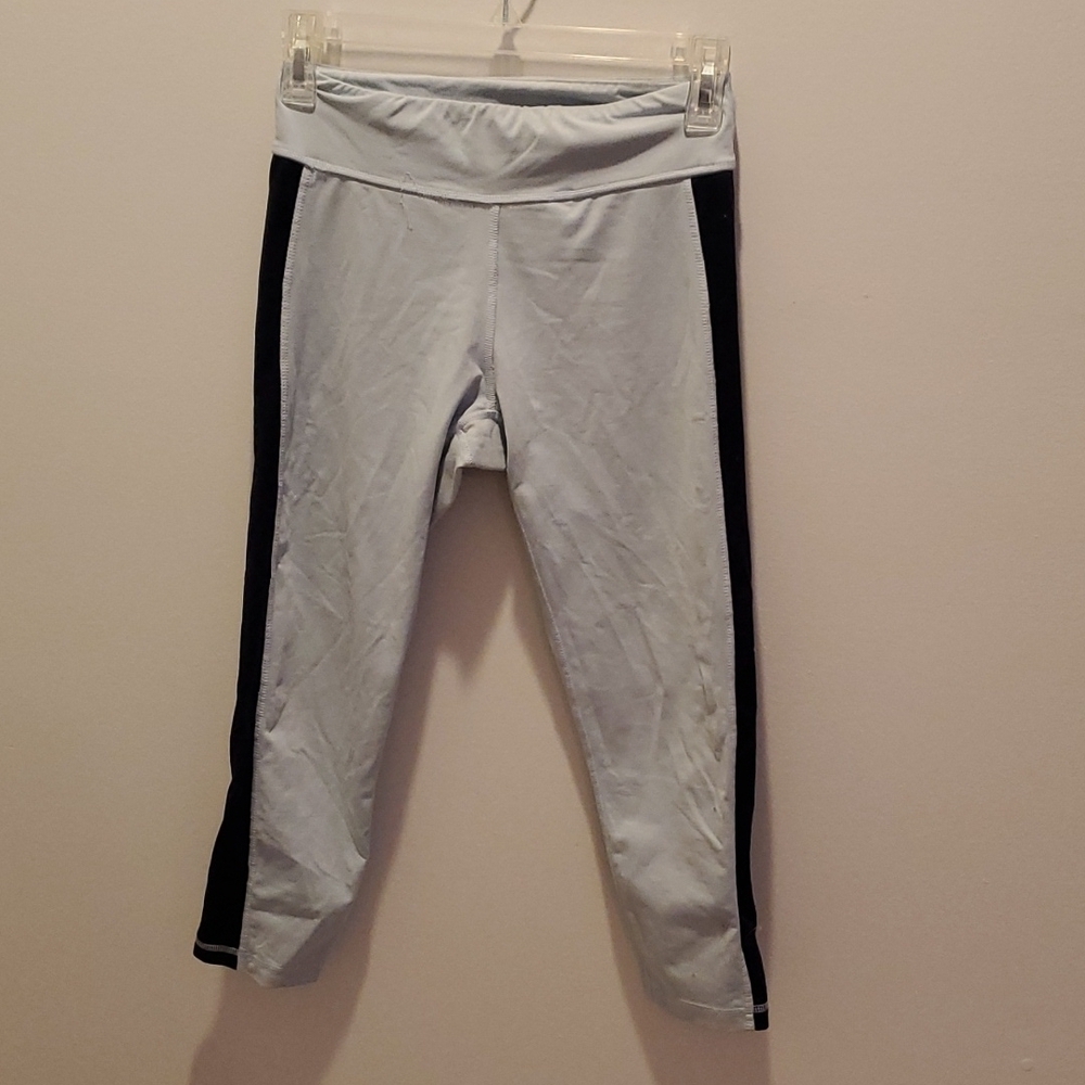 𝅺Tory Sport Light Blue Cropped Leggings Size XS